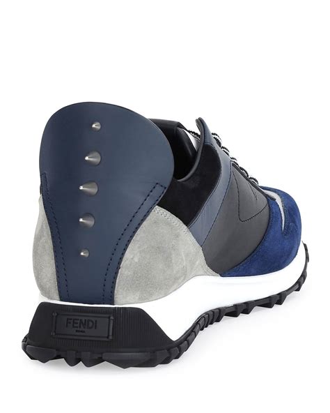 fendi monster shoes with spikes|Men's Luxury Sneakers & Low.